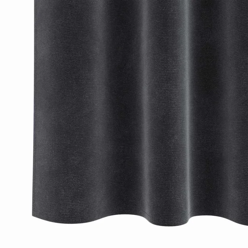 Užtemdymo užuolaidos 2 pcs Tamsiai pilka 140 x 245 cm Aksomas