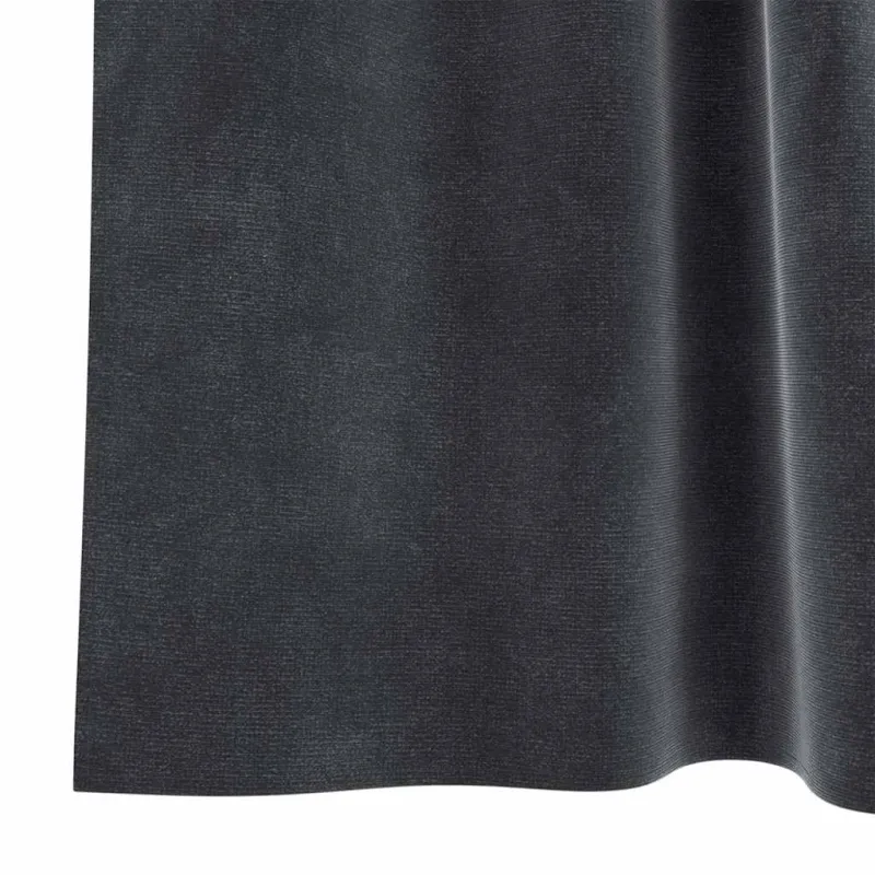Užtemdymo užuolaidos 2 pcs Tamsiai pilka 140 x 260 cm Aksomas