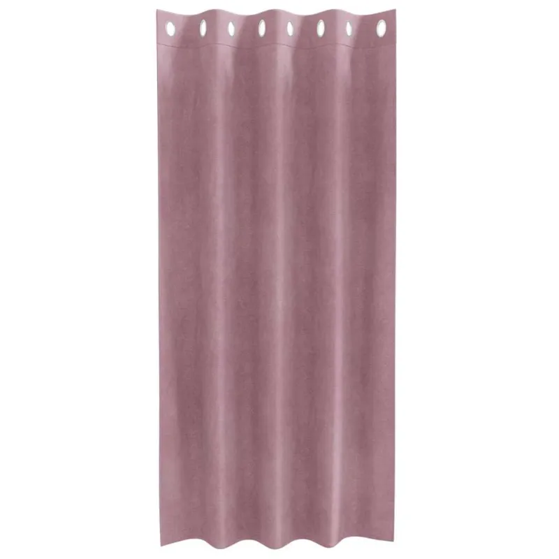Užtemdymo užuolaidos 2 pcs Tamsiai rožinė 140 x 175 cm Aksomas
