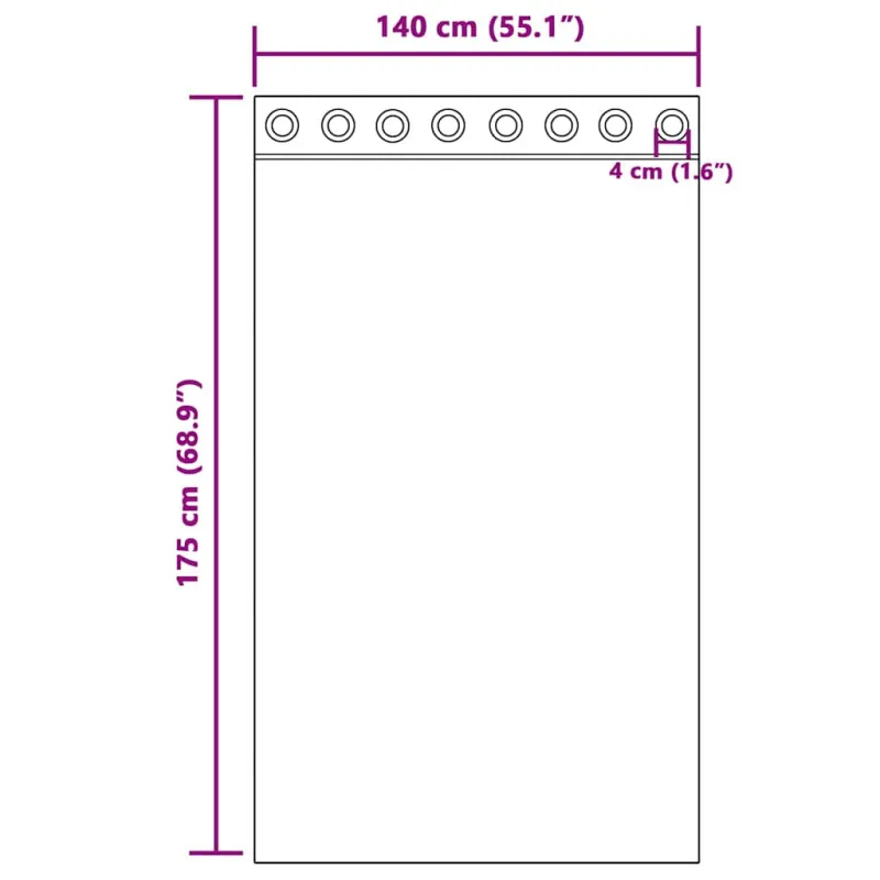 Užtemdymo užuolaidos 2 pcs Tamsiai rožinė 140 x 175 cm Aksomas