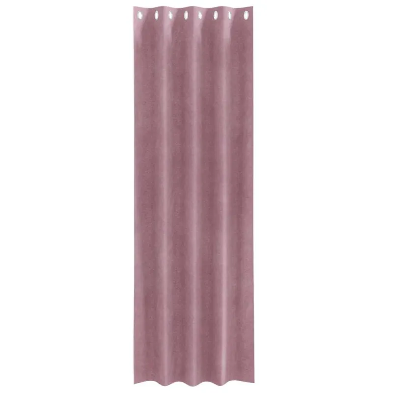 Užtemdymo užuolaidos 2 pcs Tamsiai rožinė 140 x 225 cm Aksomas