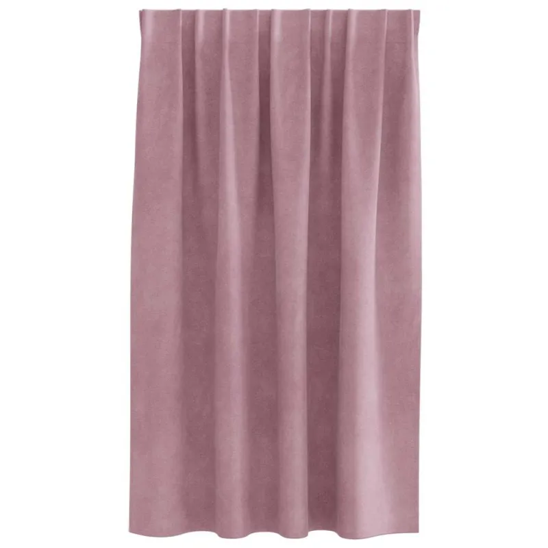 Užtemdymo užuolaidos 2 pcs Tamsiai rožinė 140 x 140 cm Aksomas