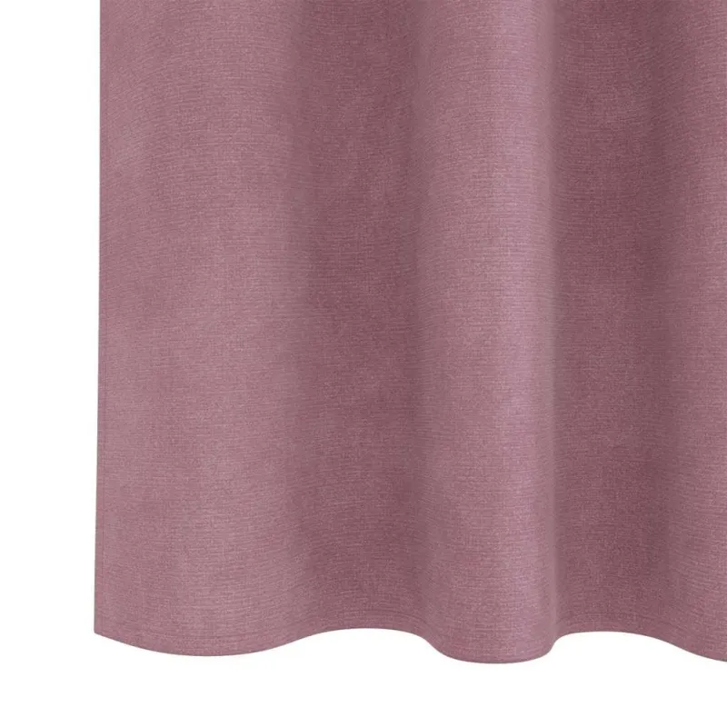 Užtemdymo užuolaidos 2 pcs Tamsiai rožinė 140 x 140 cm Aksomas