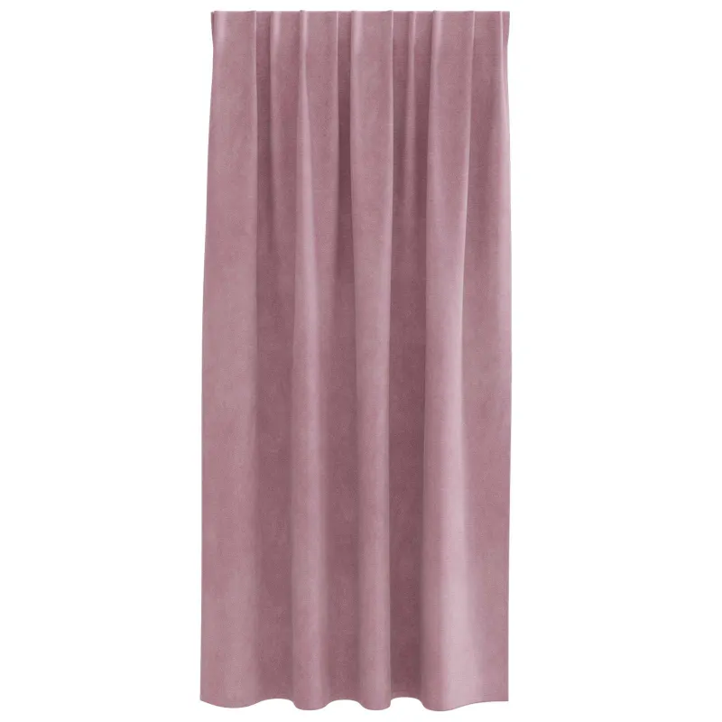 Užtemdymo užuolaidos 2 pcs Tamsiai rožinė 140 x 175 cm Aksomas