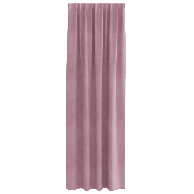Užtemdymo užuolaidos 2 pcs Tamsiai rožinė 140 x 260 cm Aksomas