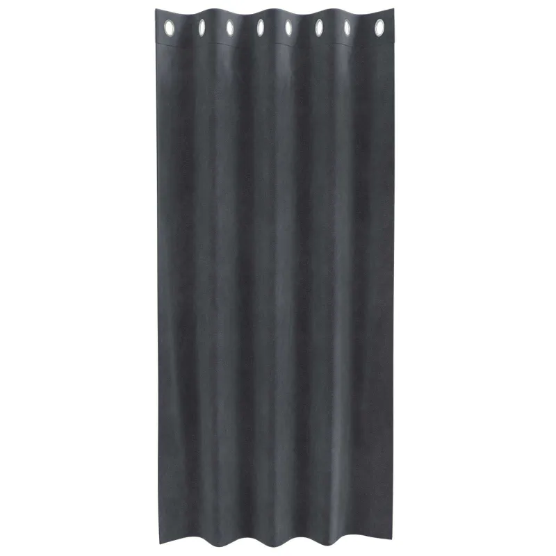 Užtemdymo užuolaidos 2 pcs Šviesiai pilka 140 x 175 cm Aksomas