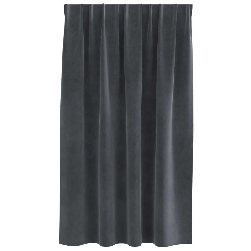 Užtemdymo užuolaidos 2 pcs Šviesiai pilka 140 x 140 cm Aksomas