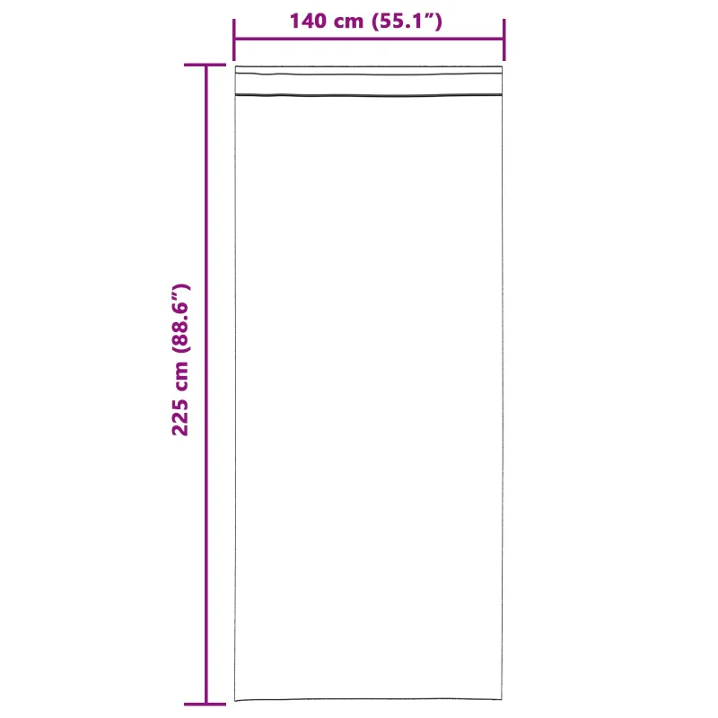 Užtemdymo užuolaidos 2 pcs Šviesiai pilka 140 x 225 cm Aksomas