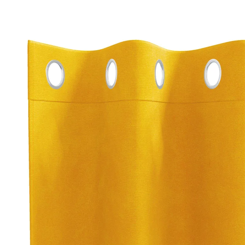 Užtemdymo užuolaidos 2 pcs Garučių geltona 140 x 225 cm Aksomas
