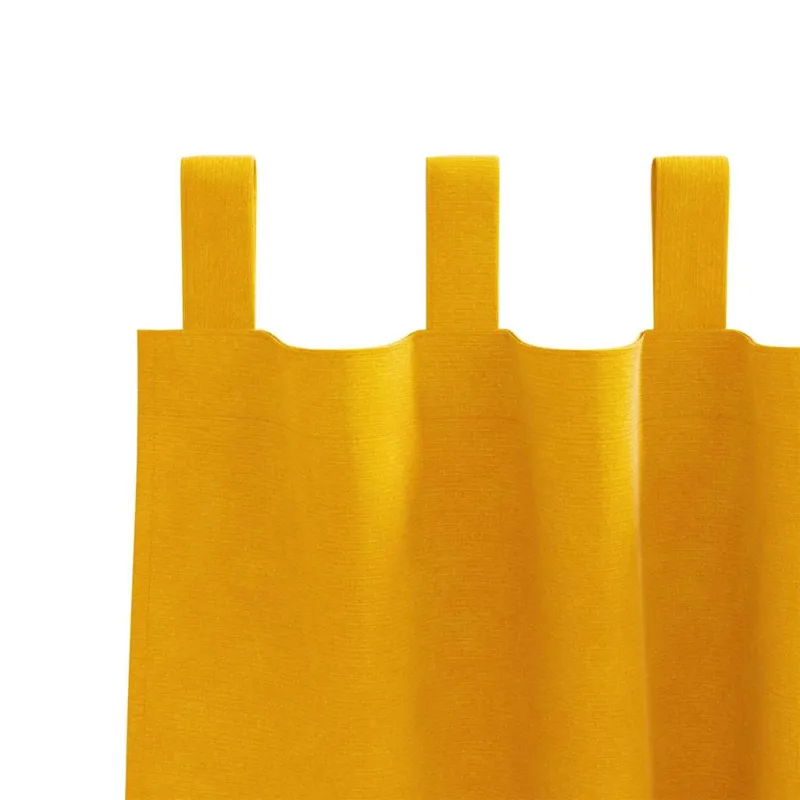 Užtemdymo užuolaidos 2 pcs Garučių geltona 140 x 140 cm Aksomas