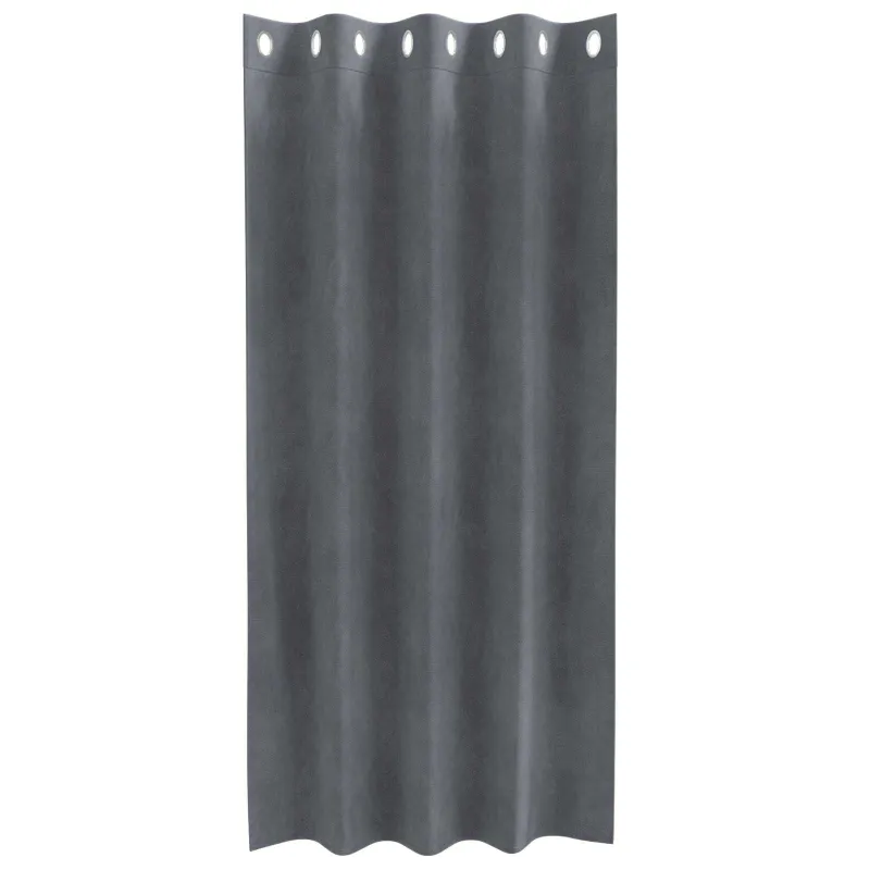 Užtemdymo užuolaidos 2 pcs Šviesiai pilka 140 x 175 cm Aksomas