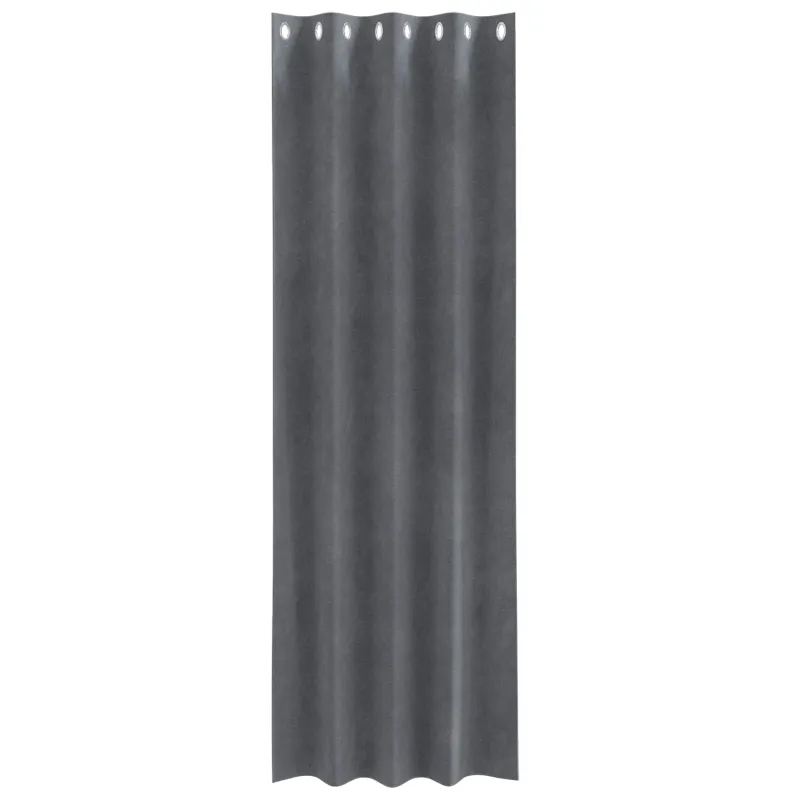 Užtemdymo užuolaidos 2 pcs Šviesiai pilka 140 x 225 cm Aksomas