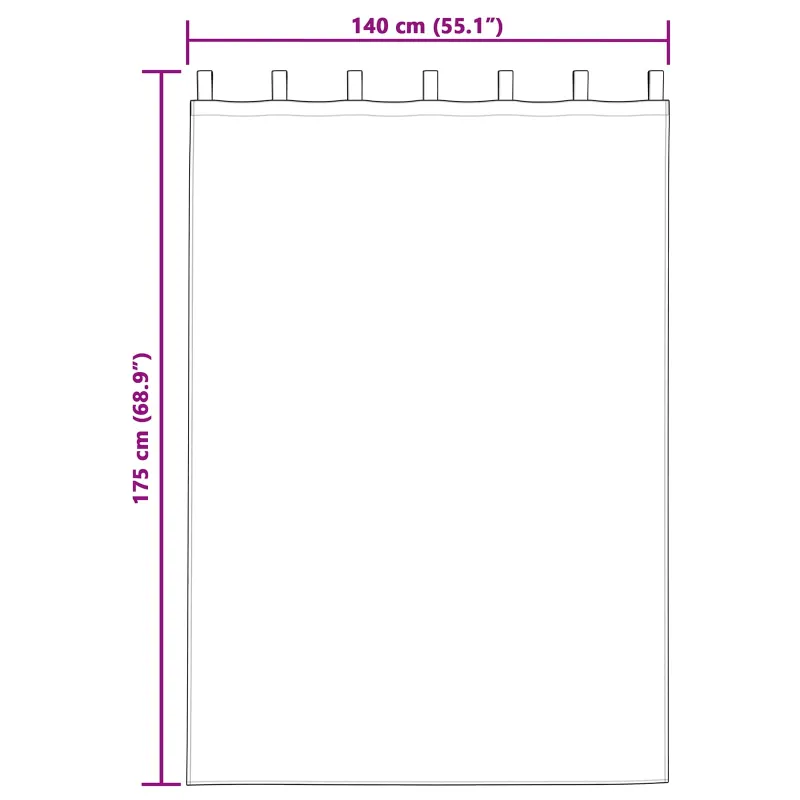 Užtemdymo užuolaidos 2 pcs Šviesiai pilka 140 x 175 cm Aksomas