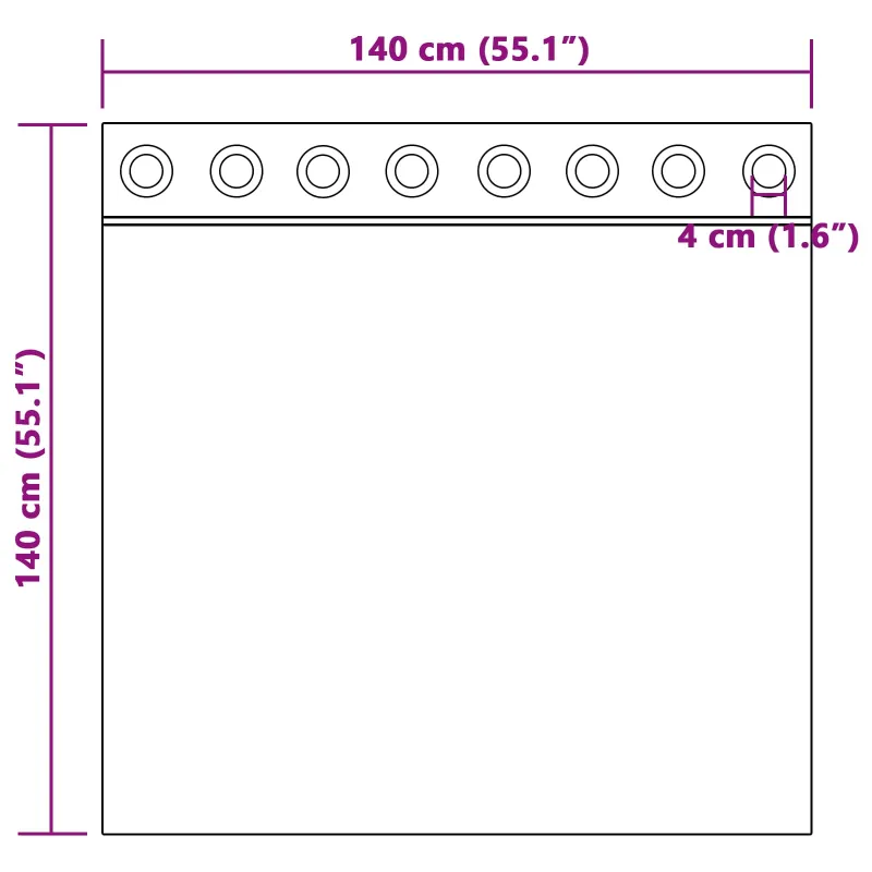 Užtemdymo užuolaidos 2 pcs Vyno raudona 140 x 140 cm Aksomas