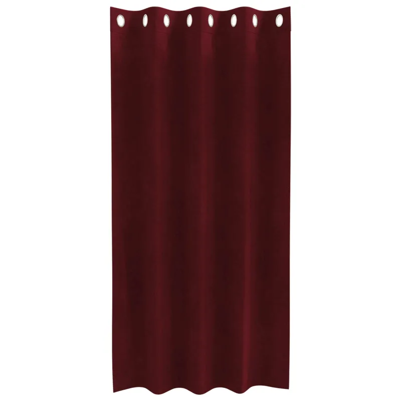 Užtemdymo užuolaidos 2 pcs Vyno raudona 140 x 175 cm Aksomas