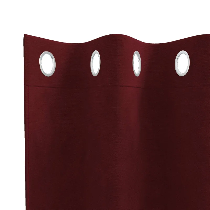 Užtemdymo užuolaidos 2 pcs Vyno raudona 140 x 225 cm Aksomas