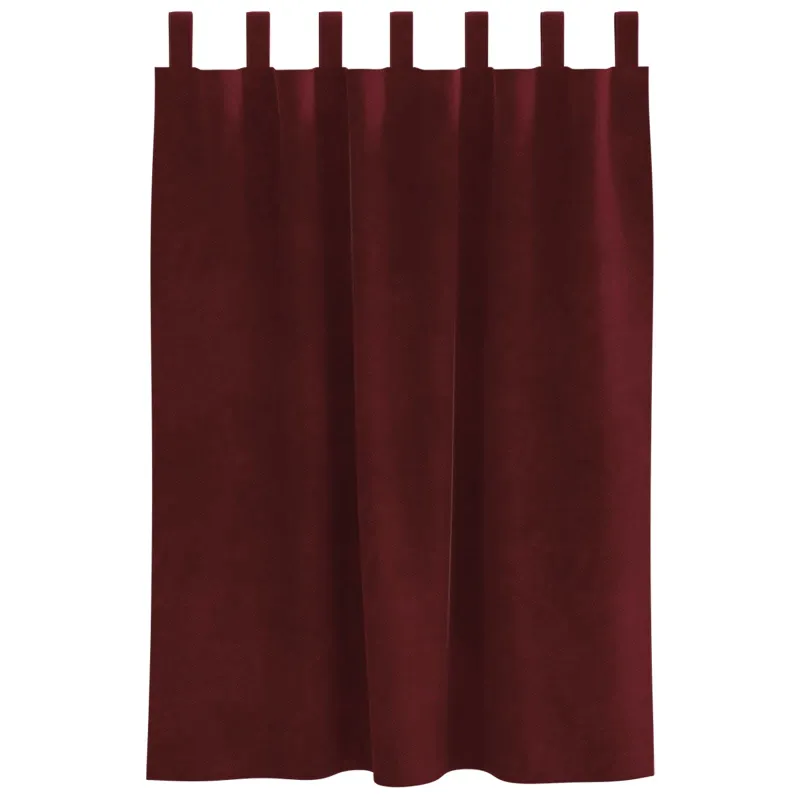 Užtemdymo užuolaidos 2 pcs Vyno raudona 140 x 140 cm Aksomas