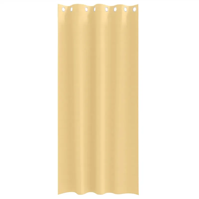 Užuolaidos su žiedais, blokuojančios šviesą 2 pcs Smėlio