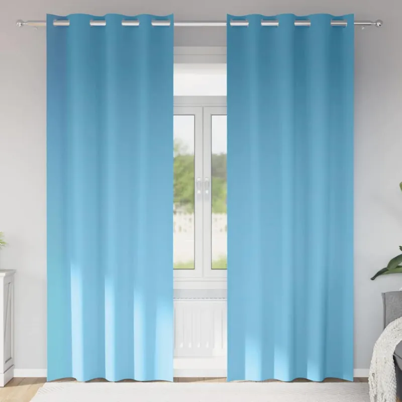 Užuolaidos su žiedais, blokuojančios šviesą 2 pcs