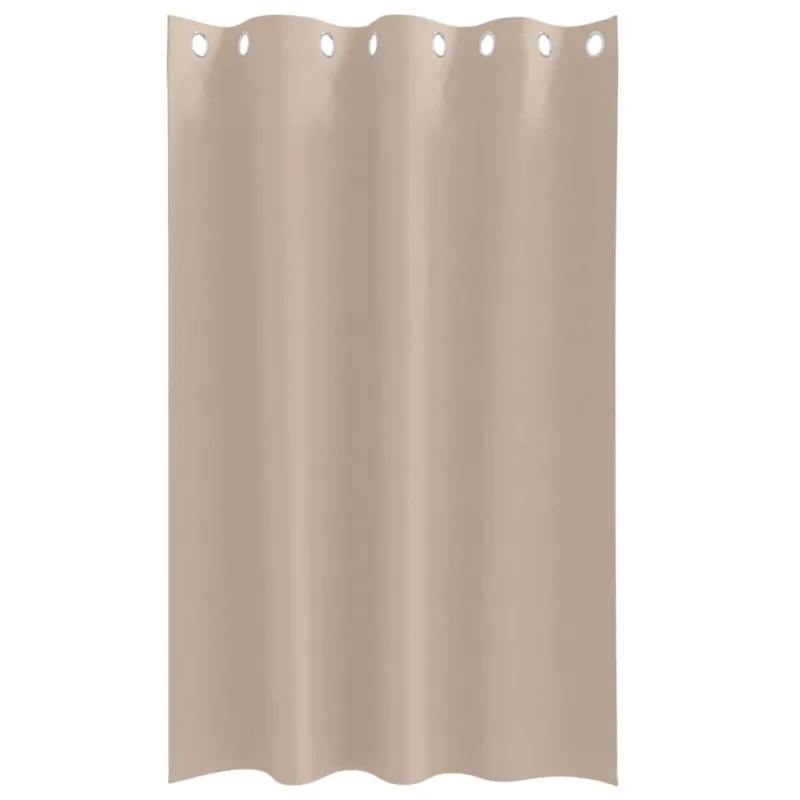 Užuolaidos su žiedais, blokuojančios šviesą 2 pcs Taupe