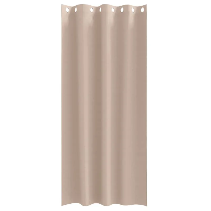 Užuolaidos su žiedais, blokuojančios šviesą 2 pcs Taupe