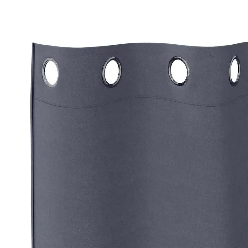 Užuolaidos su žiedais, blokuojančios šviesą 2 pcs Antracitas