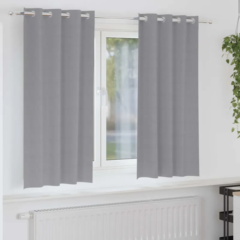 Užuolaidos su žiedais, blokuojančios šviesą 2 pcs