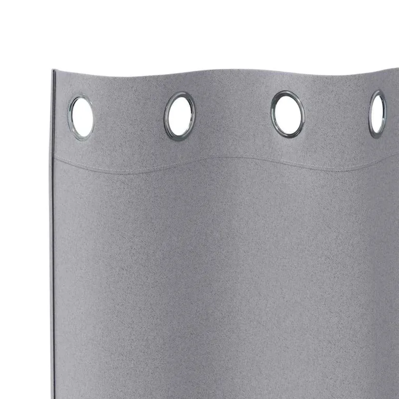 Užuolaidos su žiedais, blokuojančios šviesą 2 pcs