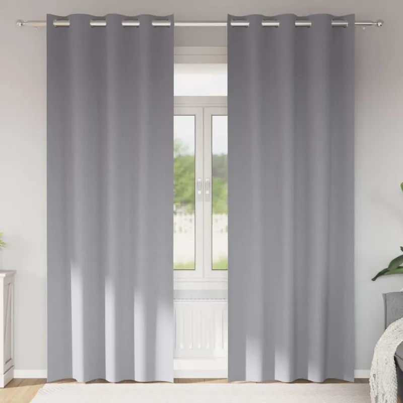 Užuolaidos su žiedais, blokuojančios šviesą 2 pcs