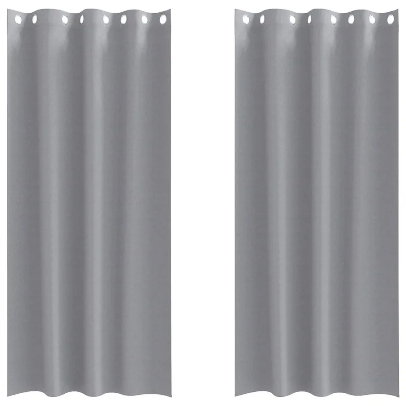 Užuolaidos su žiedais, blokuojančios šviesą 2 pcs
