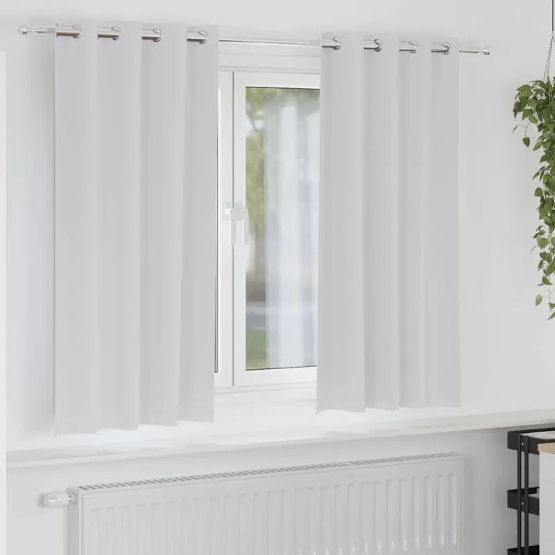 Užuolaidos su žiedais, blokuojančios šviesą 2 pcs
