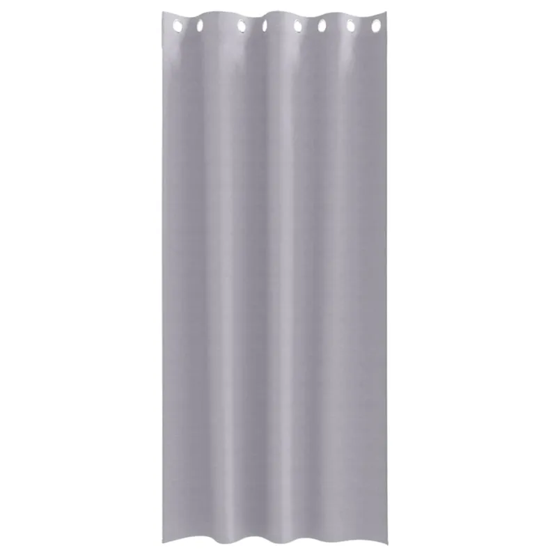 Užuolaidos su žiedais, blokuojančios šviesą 2 pcs Metalo pilka