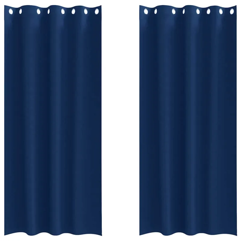 Užuolaidos su žiedais, blokuojančios šviesą 2 pcs