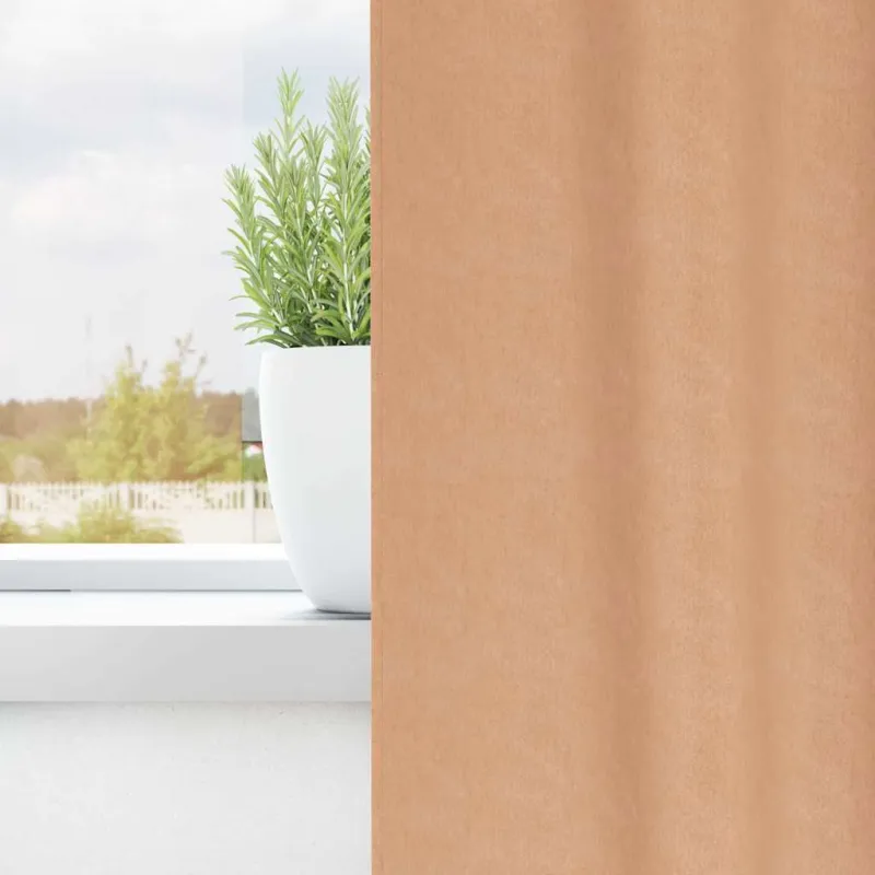 Užuolaidos su žiedais, blokuojančios šviesą 2 pcs