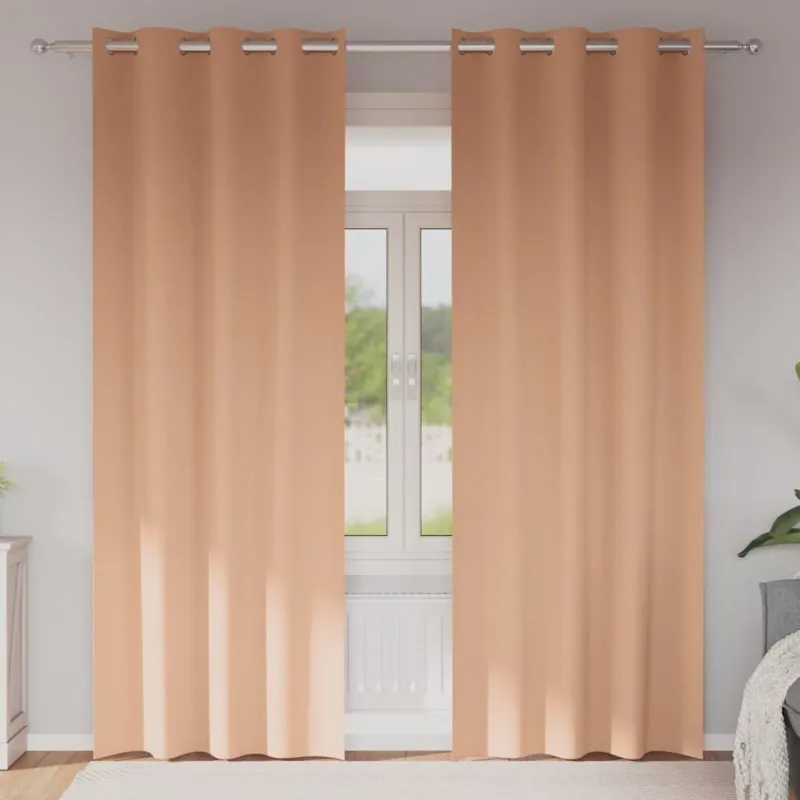 Užuolaidos su žiedais, blokuojančios šviesą 2 pcs