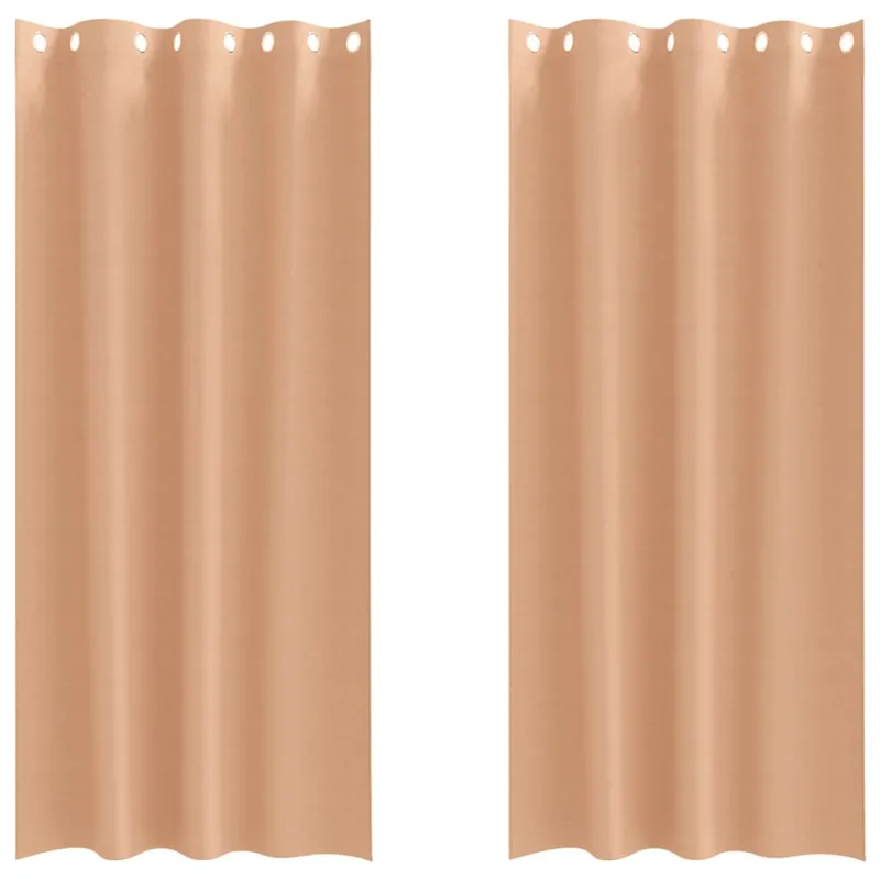 Užuolaidos su žiedais, blokuojančios šviesą 2 pcs