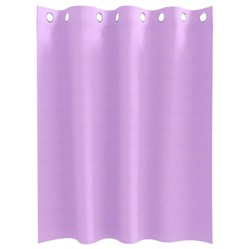 Užuolaidos su žiedais, blokuojančios šviesą 2 pcs Violetinė