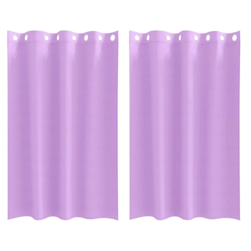 Užuolaidos su žiedais, blokuojančios šviesą 2 pcs Violetinė