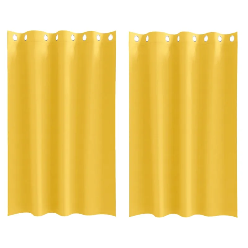 Užuolaidos su žiedais, blokuojančios šviesą 2 pcs