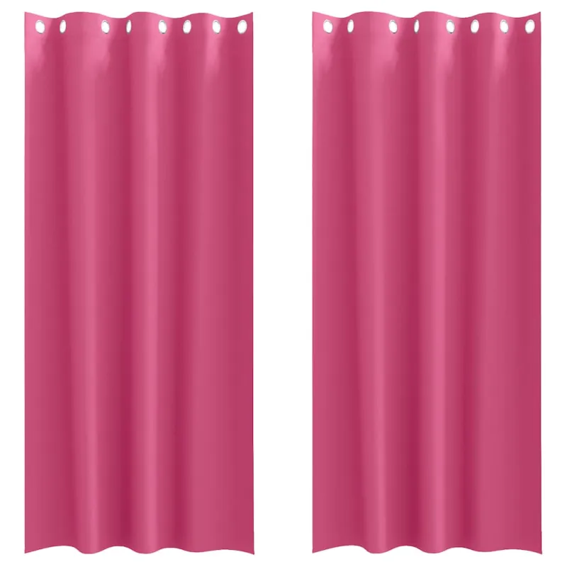 Užuolaidos su žiedais, blokuojančios šviesą 2 pcs