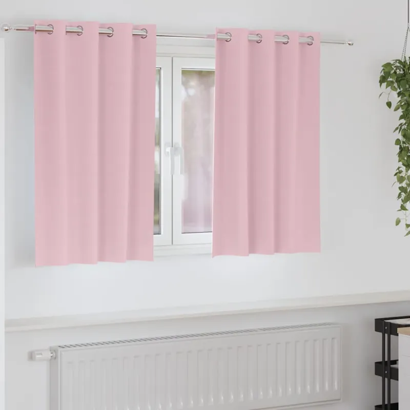 Užuolaidos su žiedais, blokuojančios šviesą 2 pcs