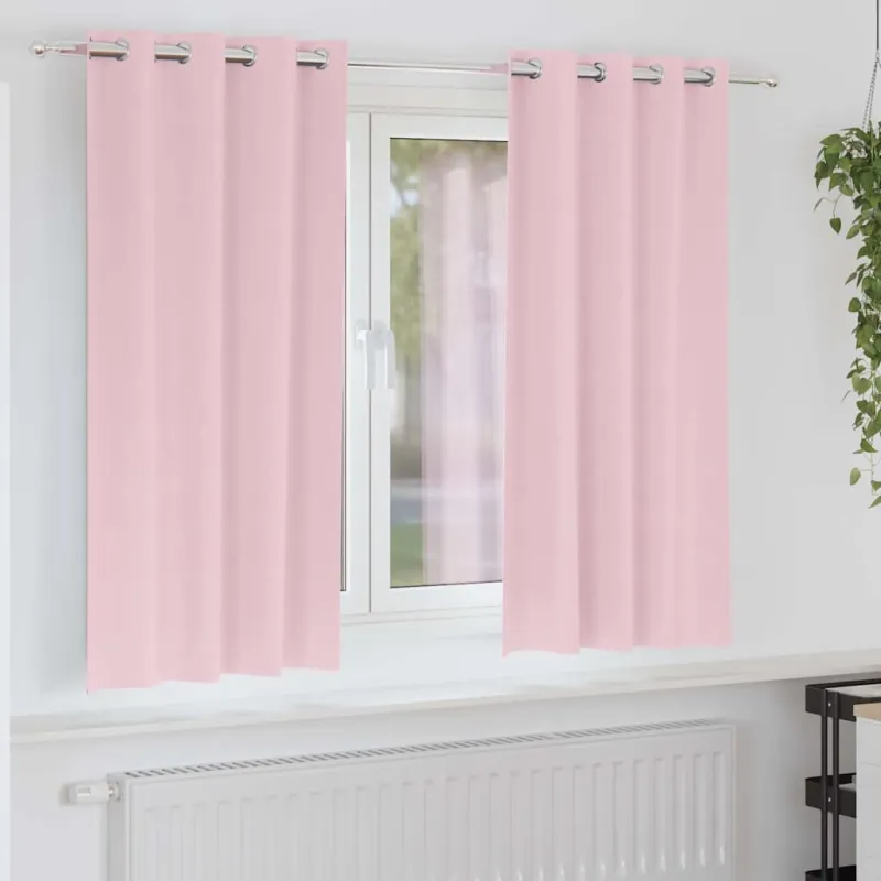 Užuolaidos su žiedais, blokuojančios šviesą 2 pcs