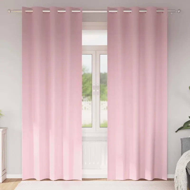 Užuolaidos su žiedais, blokuojančios šviesą 2 pcs