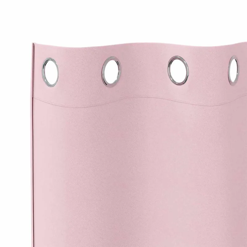 Užuolaidos su žiedais, blokuojančios šviesą 2 pcs
