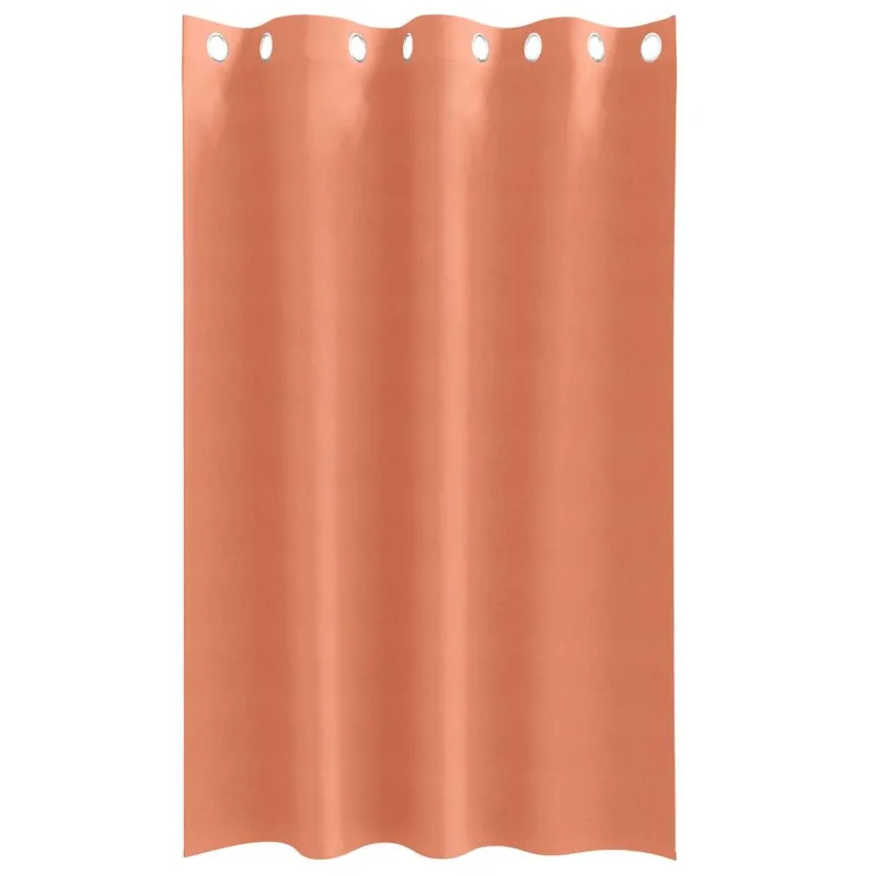 Užuolaidos su žiedais, blokuojančios šviesą 2 pcs Terakotos