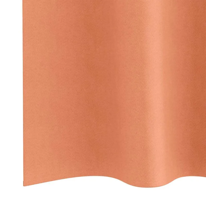 Užuolaidos su žiedais, blokuojančios šviesą 2 pcs Terakotos