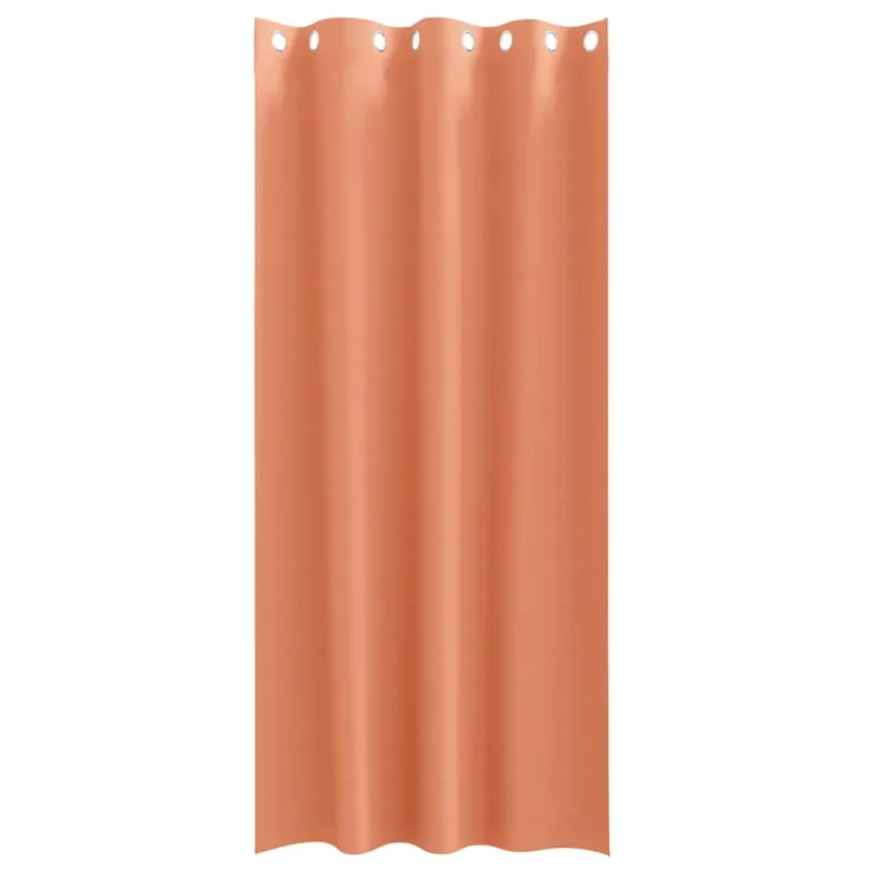 Užuolaidos su žiedais, blokuojančios šviesą 2 pcs Terakotos