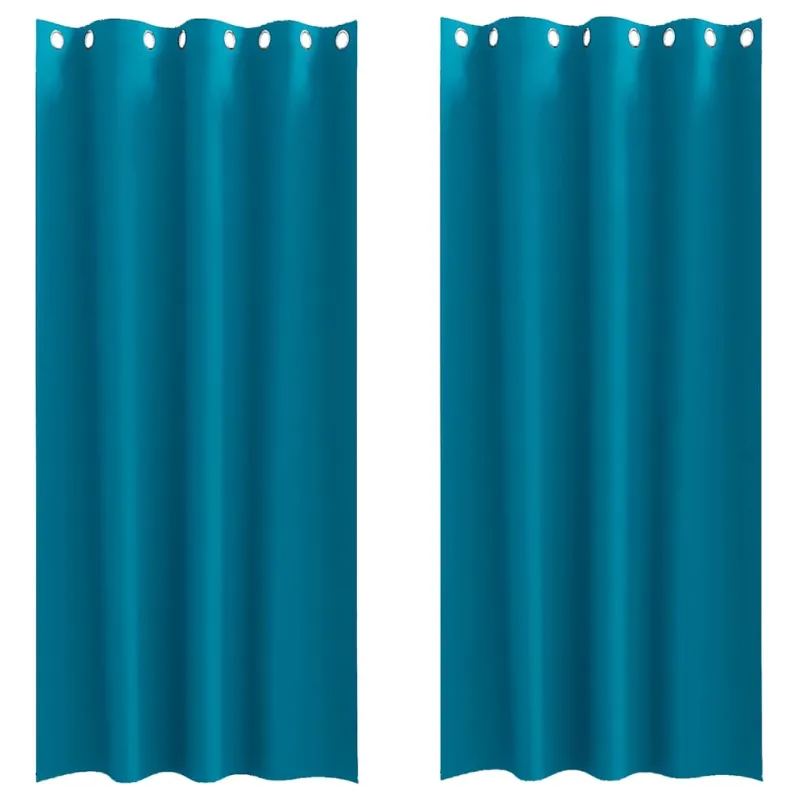 Užuolaidos su žiedais, blokuojančios šviesą 2 pcs Turkio