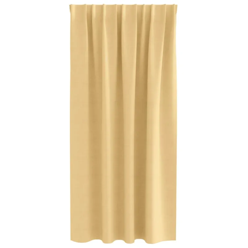 Užuolaidos su žiedais, blokuojančios šviesą 2 pcs Smėlio