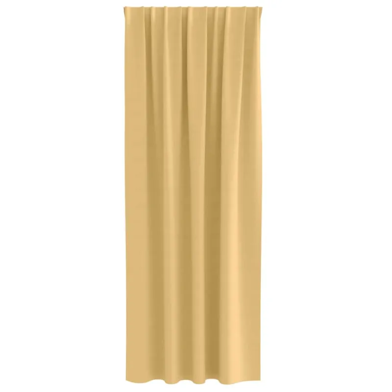 Užuolaidos su žiedais, blokuojančios šviesą 2 pcs Smėlio